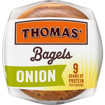 Thomas' Onion Bagels, 6 ct