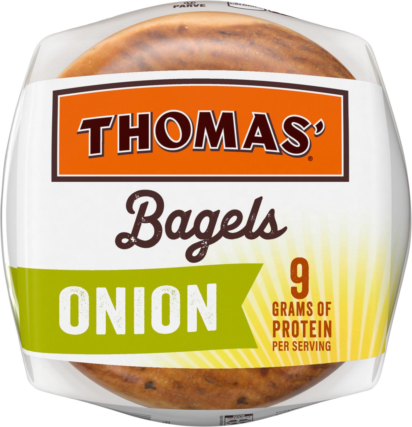 Thomas' Onion Bagels; image 4 of 9