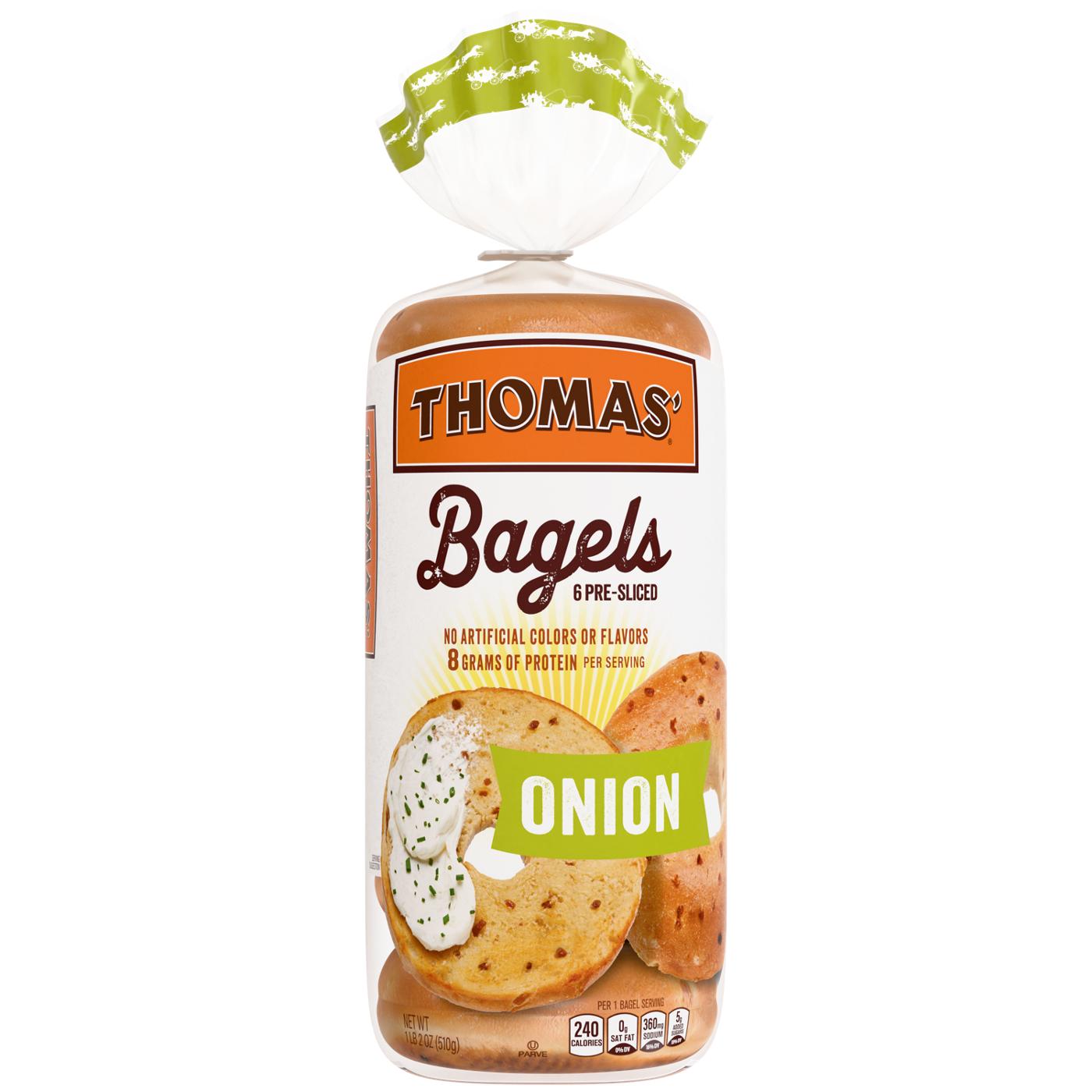 Thomas' Onion Bagels; image 8 of 9