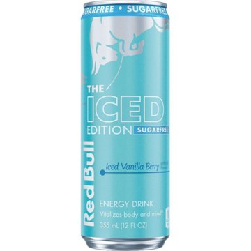 Red Bull Sugar Free Iced Edition Energy Drink - Iced Vanilla Berry