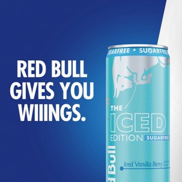 Red Bull Sugar Free Iced Edition Energy Drink - Iced Vanilla Berry