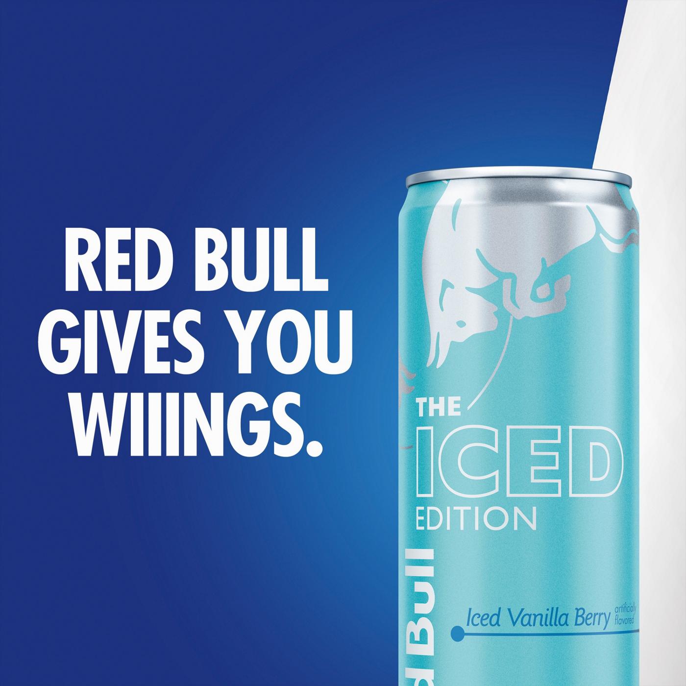 Red Bull Iced Edition Energy Drink 4 pk Cans - Iced Vanilla Berry; image 4 of 6