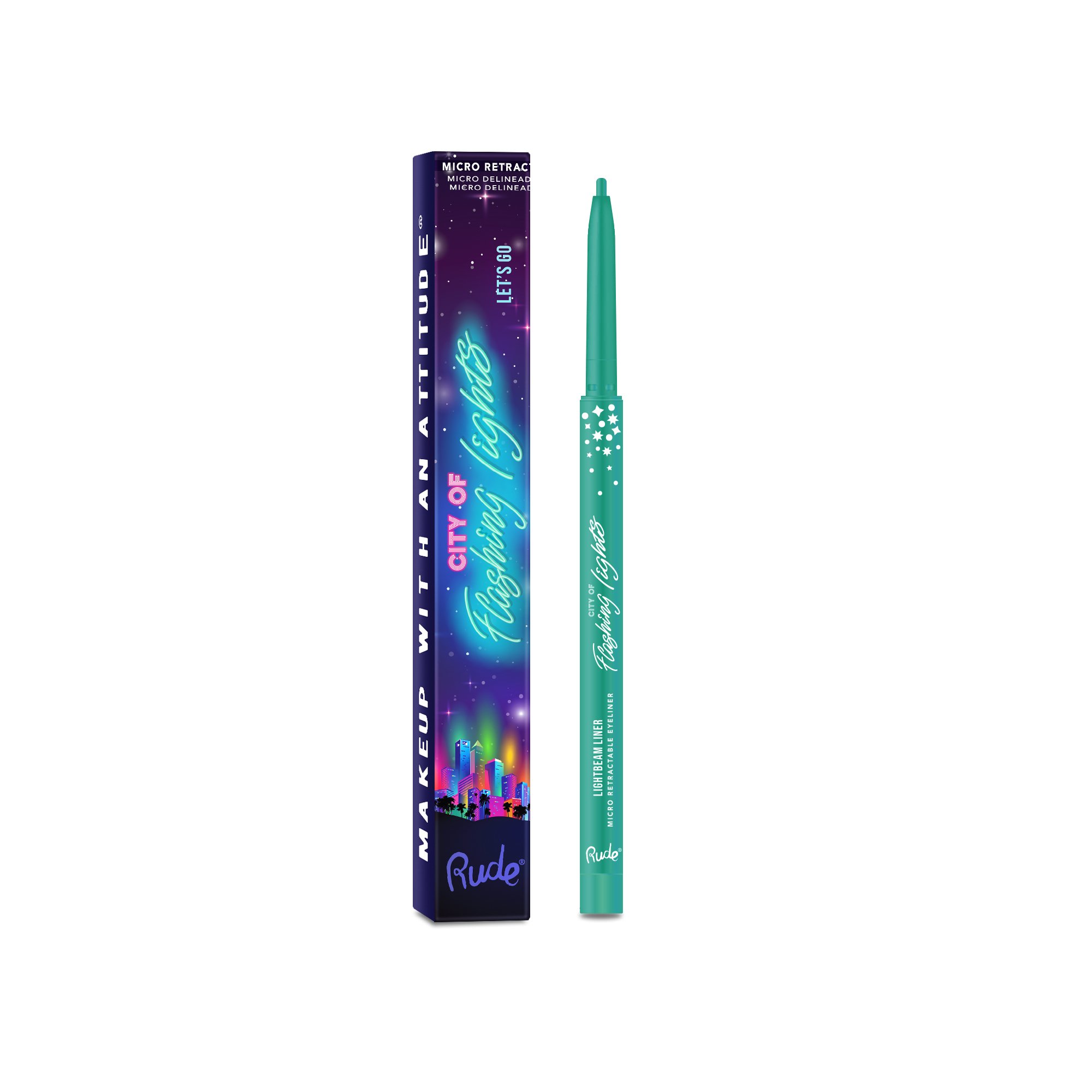 Rude Cosmetics Eyeliner City Of Flashing Lights - Let's Go - Shop