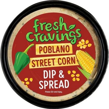 Fresh Cravings Poblano Street Corn Dip & Spread, 10 oz