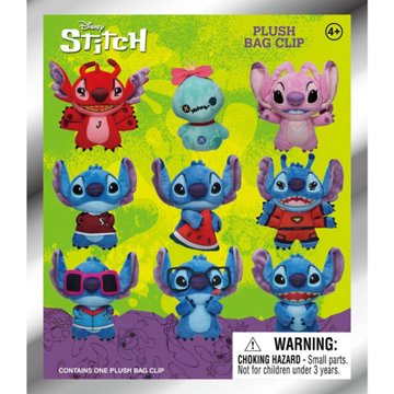 Monogram International Disney Stitch Plush Bag Clip Blind Pack