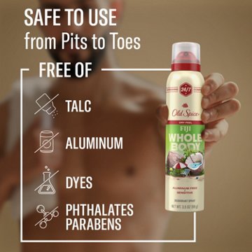 Old Spice Old Spice Whole Body Deodorant for Men, Fiji, 3.5oz