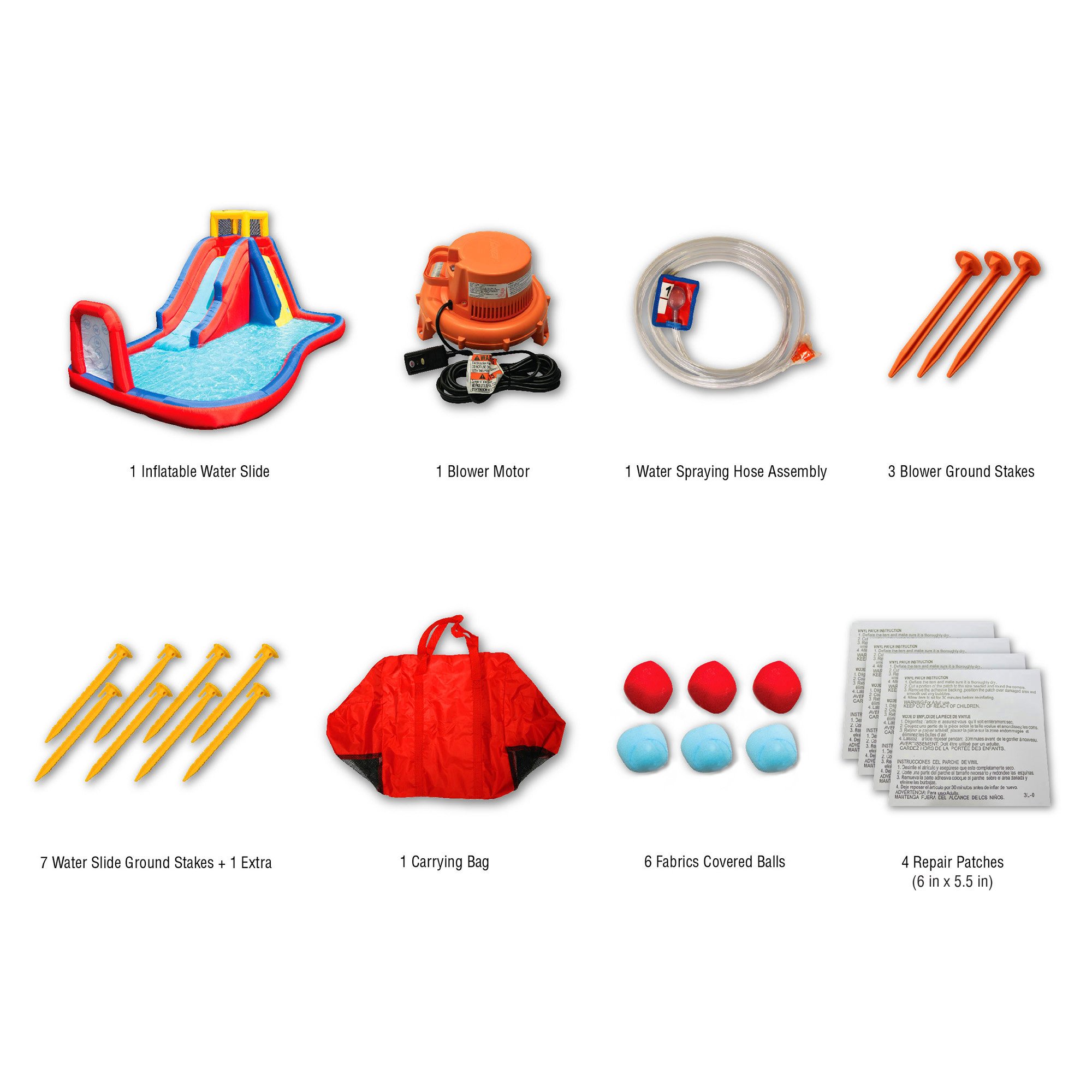 Banzai Target Toss Inflatable Water Park - Shop Kiddie pools at H-E-B