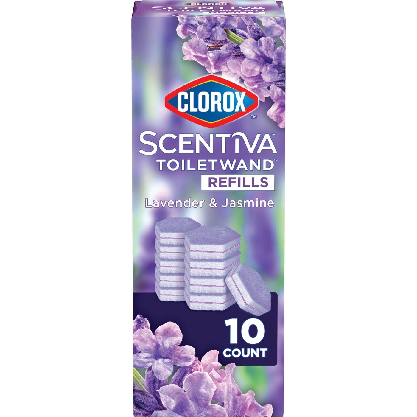 Clorox Scentiva Toiletwand Refills - Lavender & Jasmine; image 1 of 10