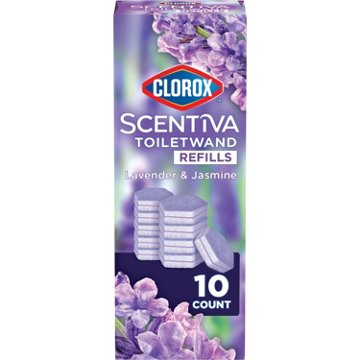 Clorox Scentiva Toiletwand Refills - Lavender & Jasmine, 10 ct