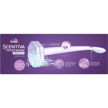 Clorox Scentiva Toiletwand Refills - Lavender & Jasmine, 10 ct