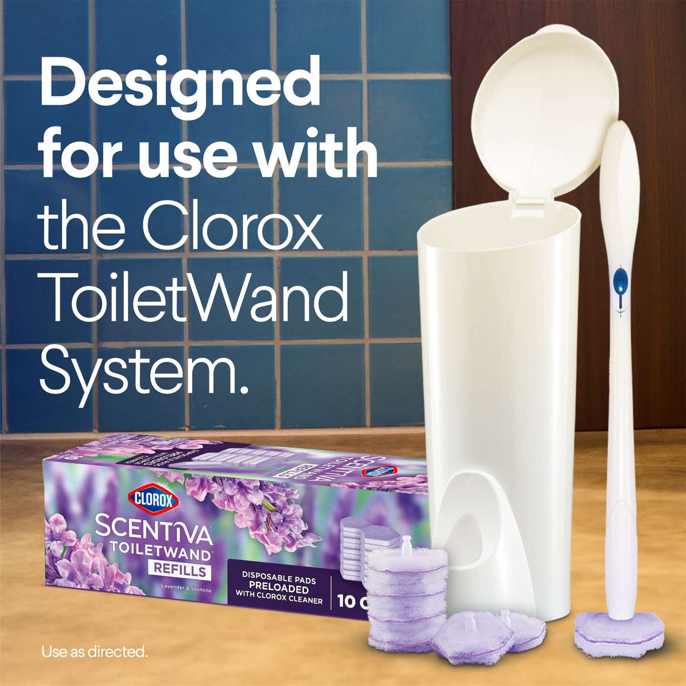 Clorox Scentiva Toiletwand Refills - Lavender & Jasmine; image 9 of 10