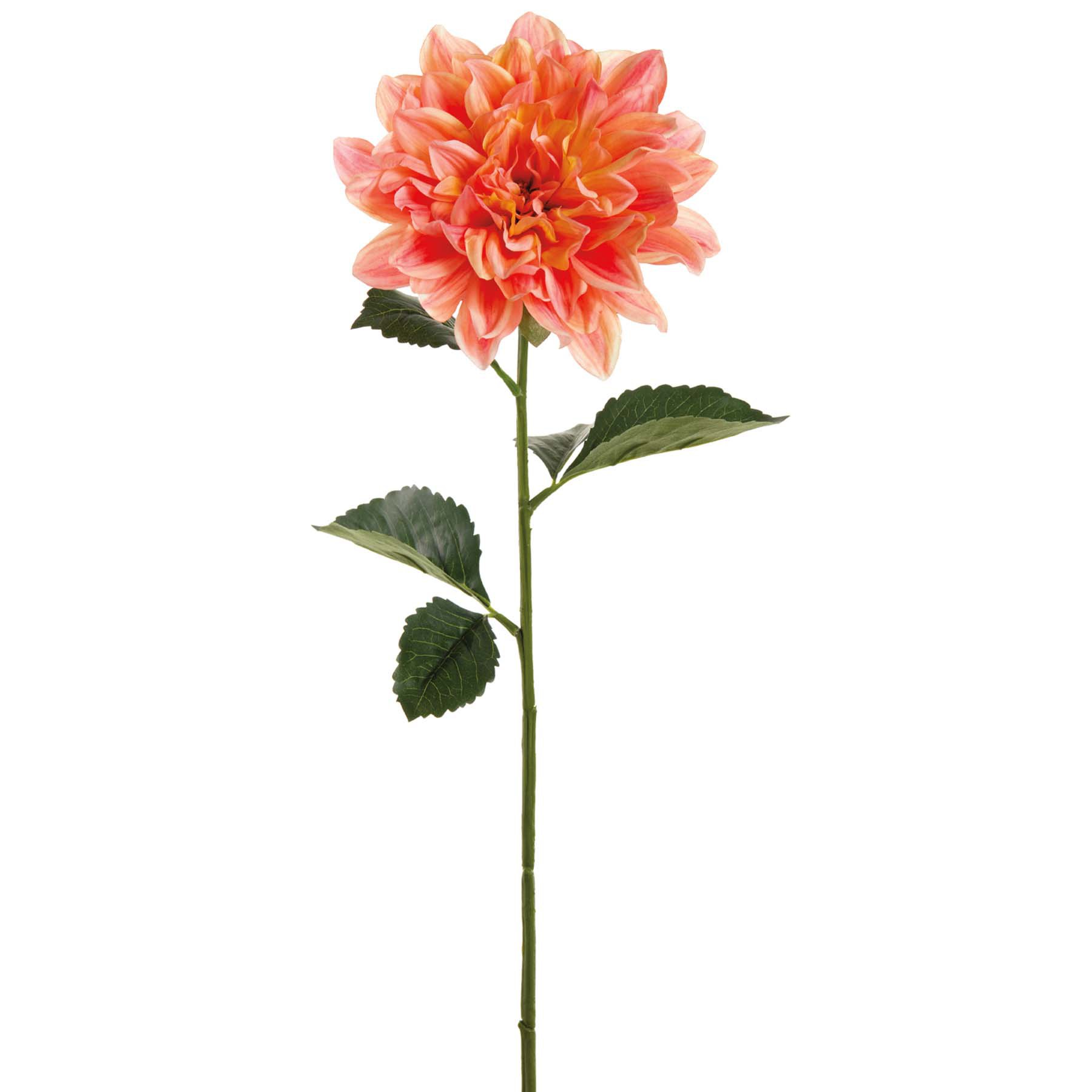 Allstate Floral Coral Dahlia Faux Botanical Spray - Shop Seasonal decor ...