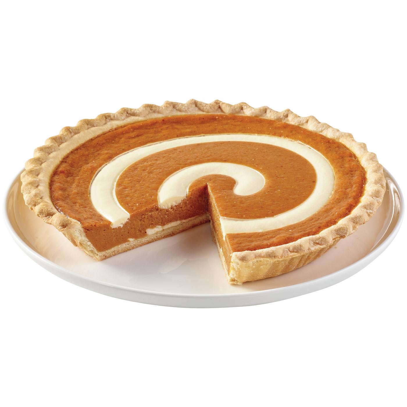 H-E-B Bakery Gourmet Pumpkin Cream Cheese Pie; image 2 of 4