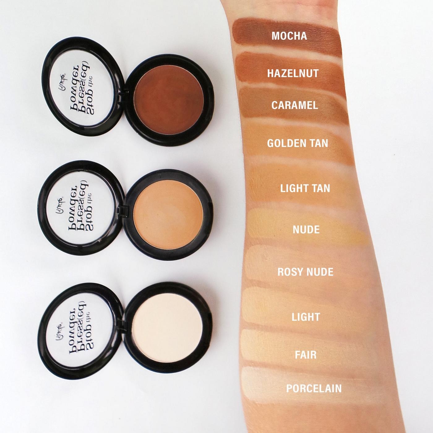 Rude Cosmetics Stop The Pressed Powder - Light Tan; image 2 of 2