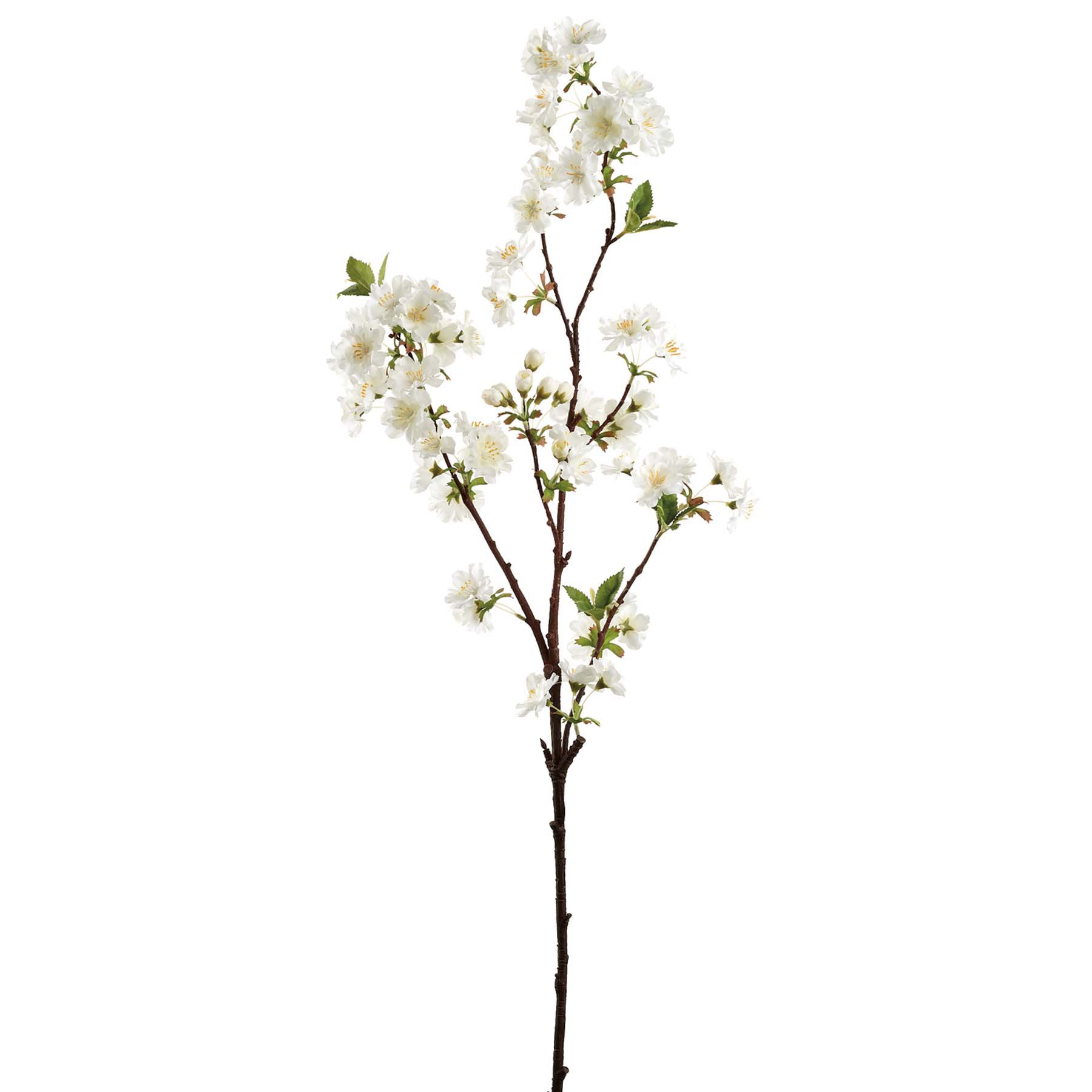Allstate Floral Cream Cherry Blossom Faux Botanical Spray - Shop ...