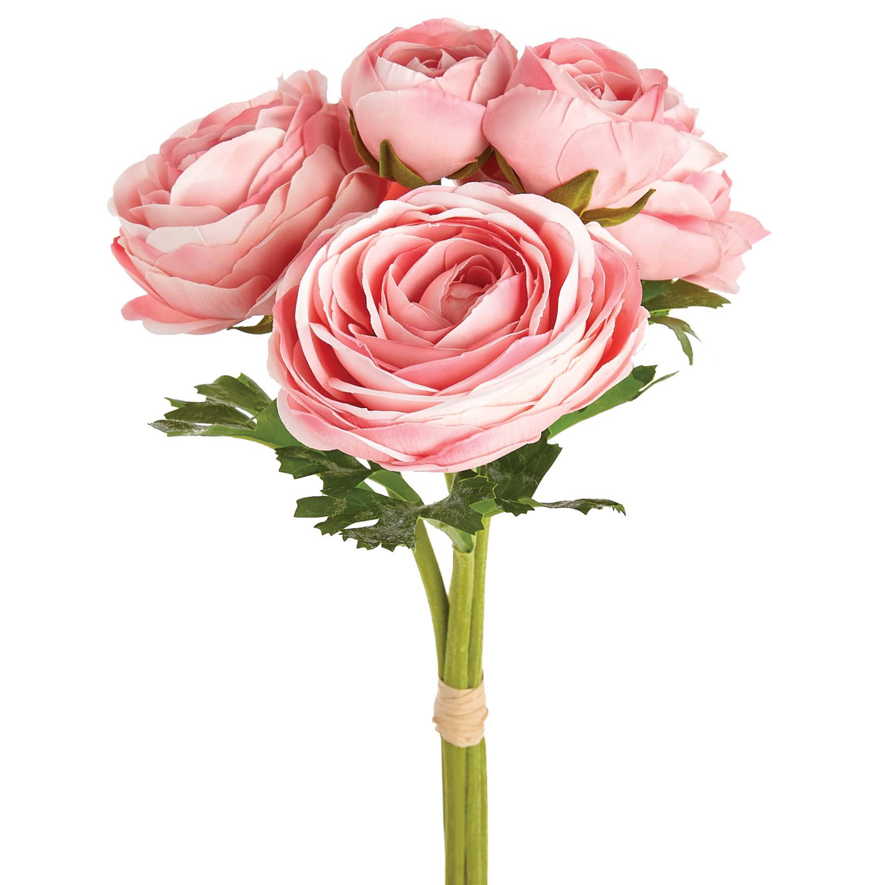 Allstate Floral Pink Ranunculus Faux Botanical Bundle - Shop Seasonal ...