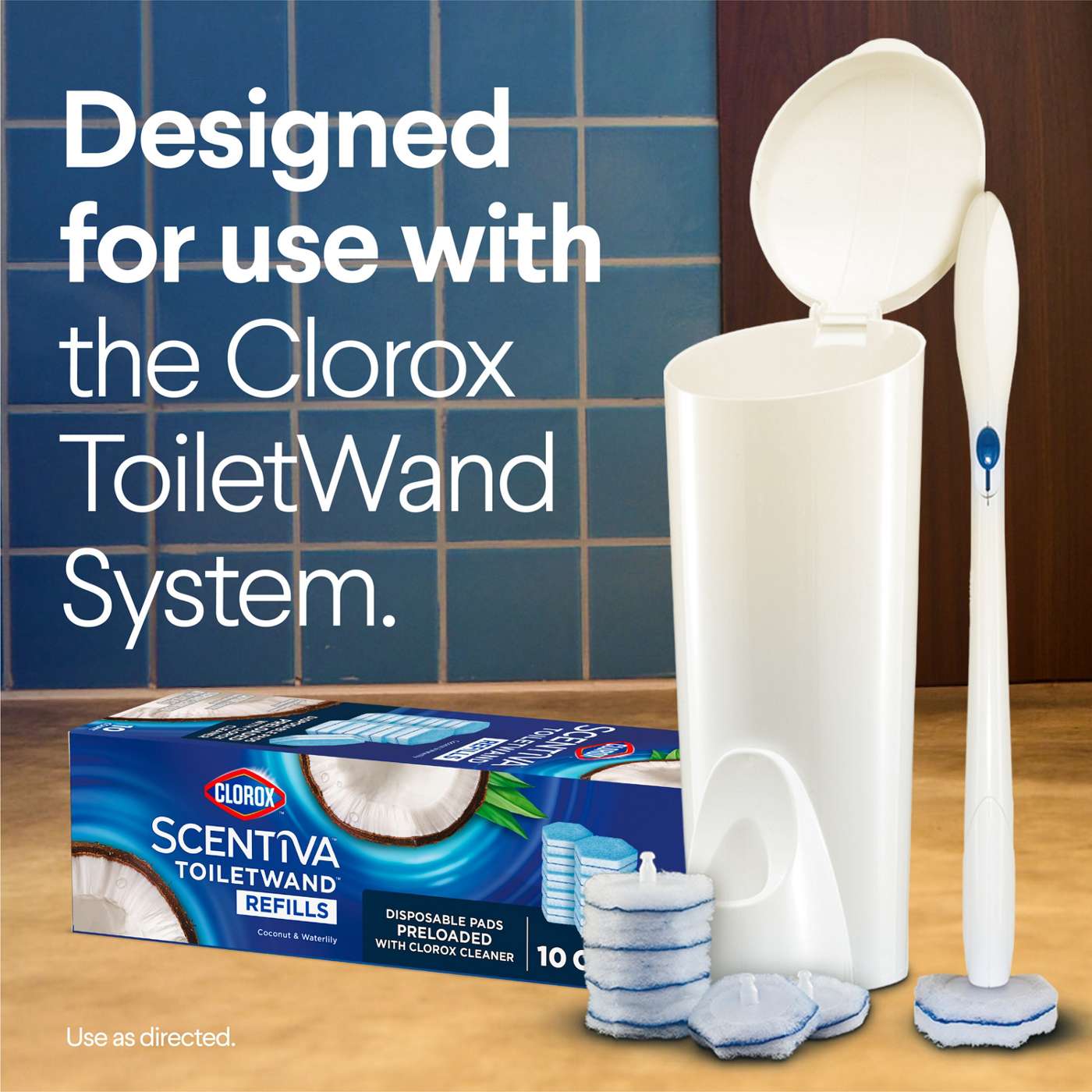 Clorox Scentiva Toiletwand Refills - Coconut & Waterlily; image 8 of 11