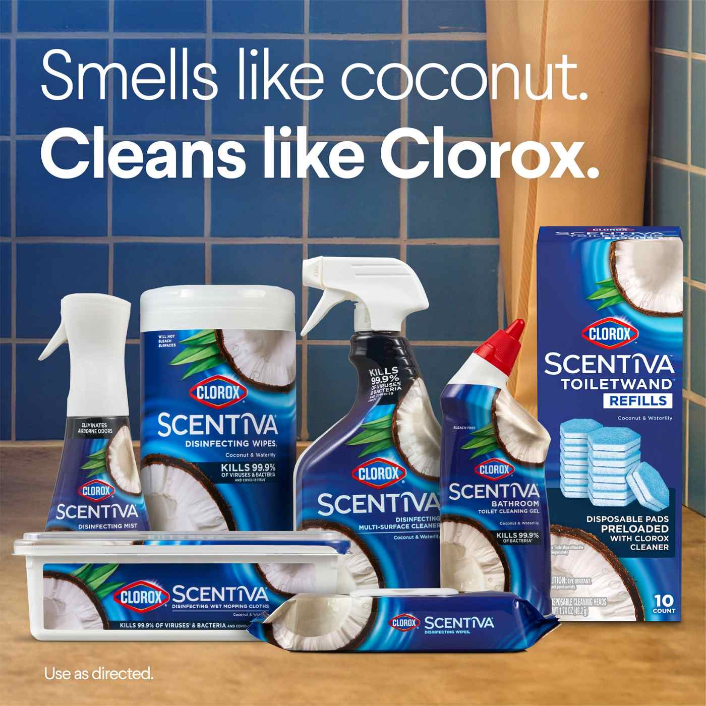 Clorox Scentiva Toiletwand Refills - Coconut & Waterlily; image 9 of 11