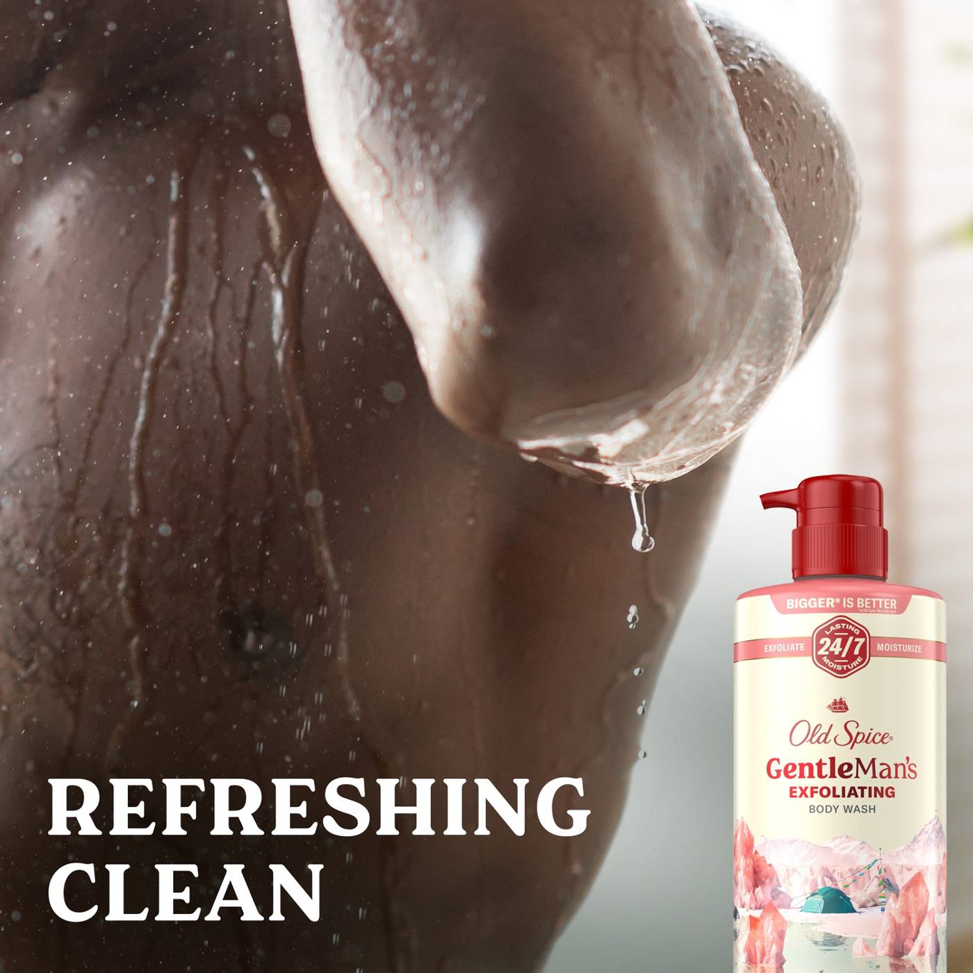 Old Spice Gentleman's Exfoliating Body Wash - Himalayan Salt & Glacier Water; image 2 of 8