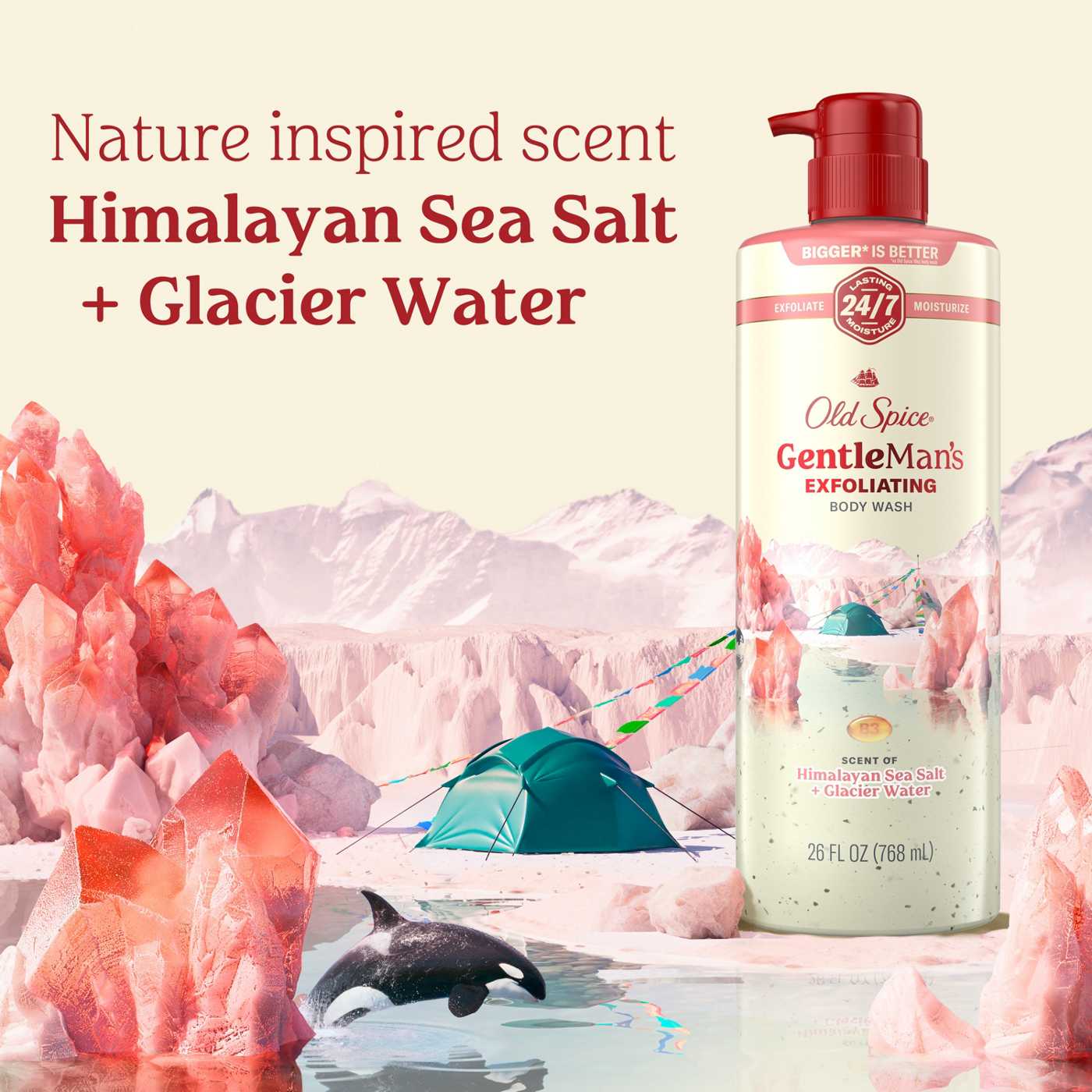 Old Spice Gentleman's Exfoliating Body Wash - Himalayan Salt & Glacier Water; image 6 of 8