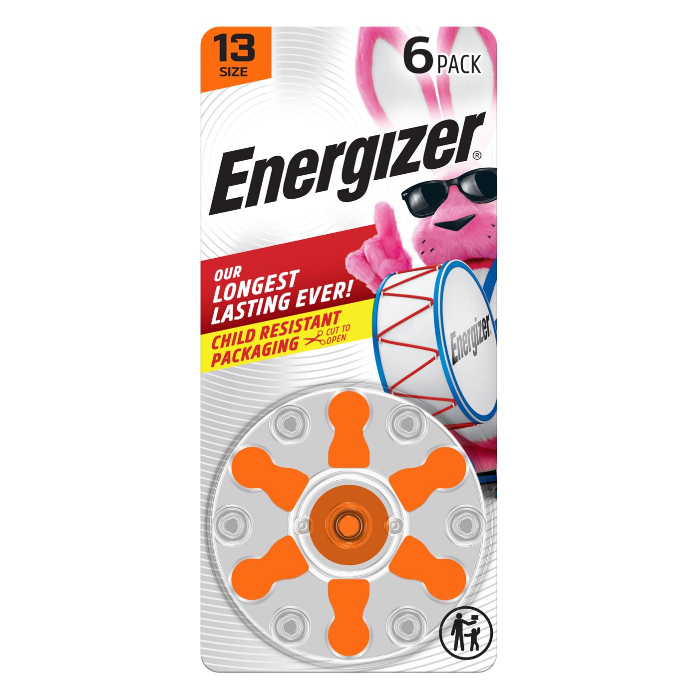 Energizer Size 13 Hearing Aid Batteries; image 1 of 6