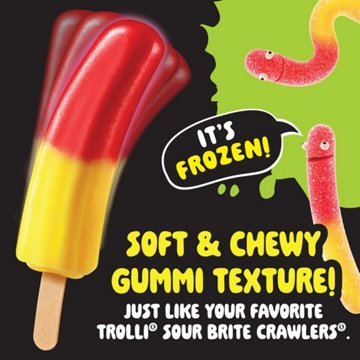 Trolli Cherry Lemon Gummi Ice Pops