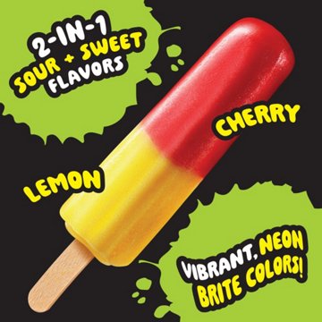Trolli Cherry Lemon Gummi Ice Pops
