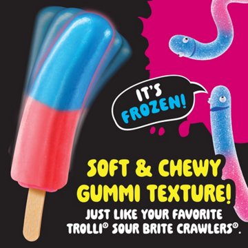 Trolli Grape Strawberry Gummi Ice Pops
