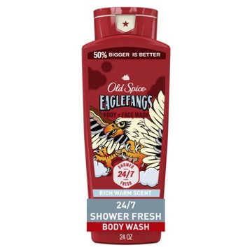Old Spice Cleansing Body Wash for Men, 2 in 1 Face & Body Wash, Eaglefangs, Fresh Cloud