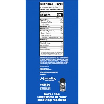 OREO Fresh Stacks Chocolate Sandwich Cookies , 4 ct