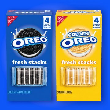 OREO Fresh Stacks Chocolate Sandwich Cookies , 4 ct