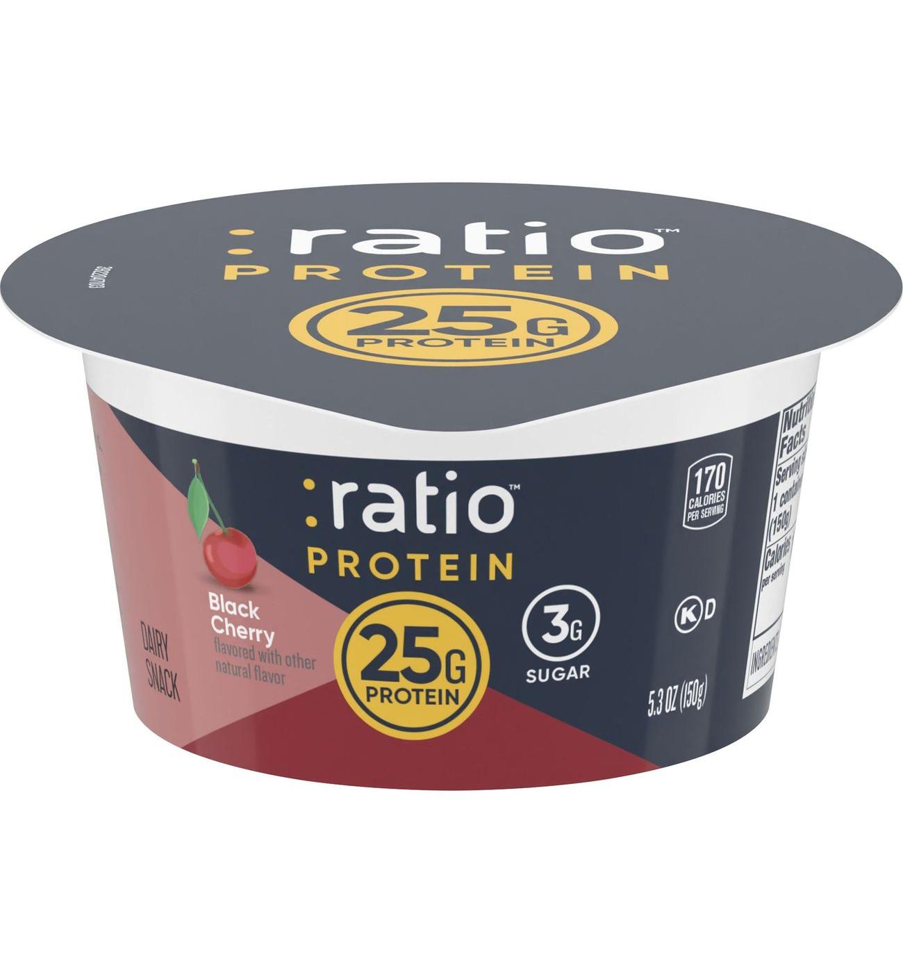 :ratio 25g Protein Black Cherry Dairy Snack; image 1 of 6