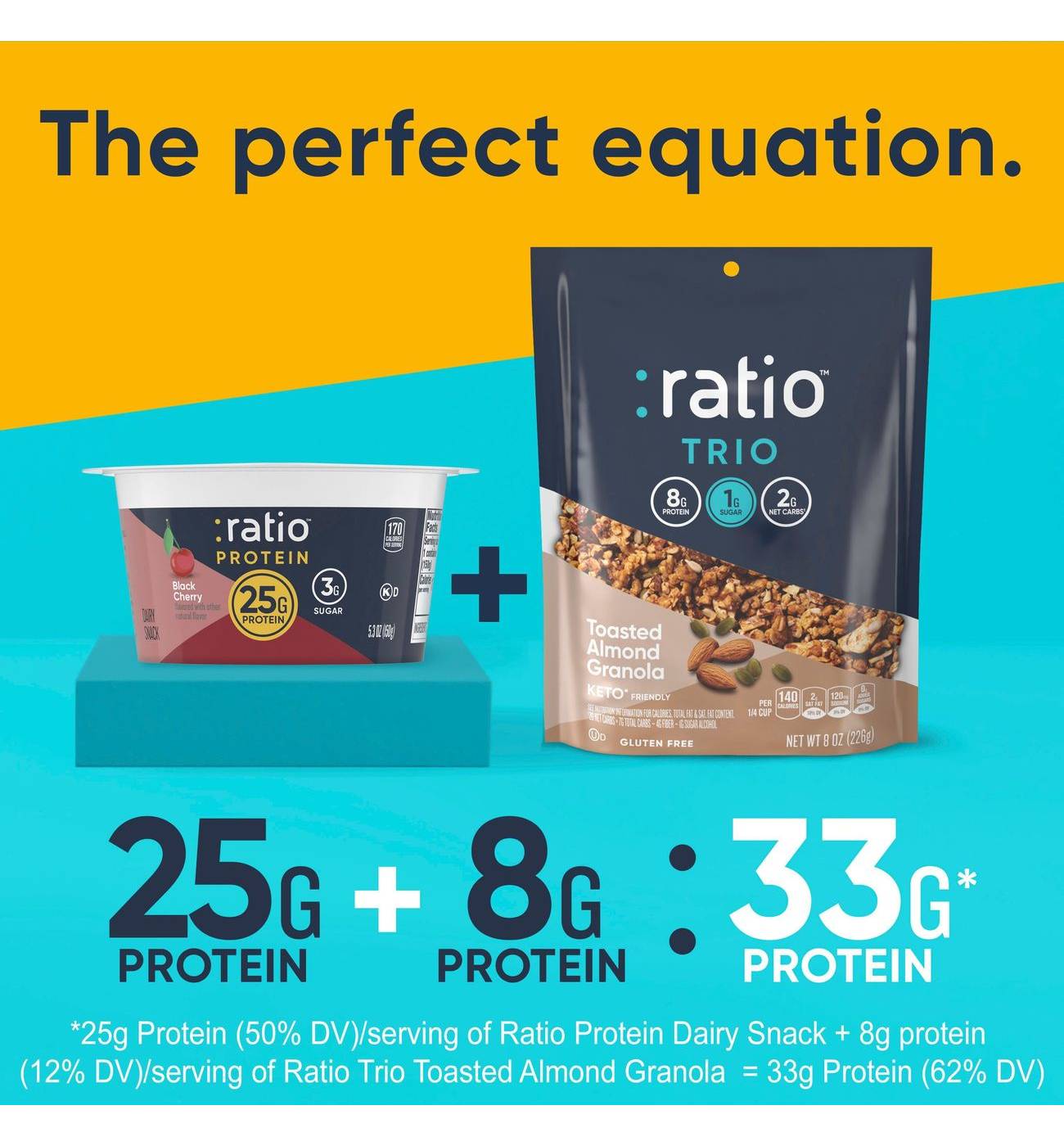 :ratio 25g Protein Black Cherry Dairy Snack; image 4 of 6
