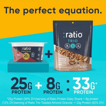 :ratio 25g Protein Black Cherry Dairy Snack