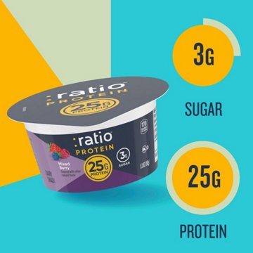 :ratio 25g Protein Mixed Berry Dairy Snack