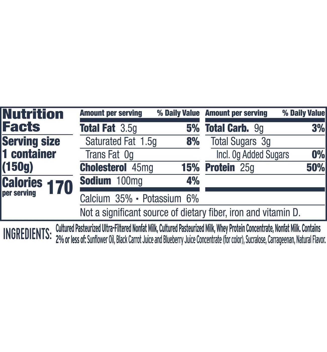 :ratio 25g Protein Mixed Berry Dairy Snack; image 6 of 6