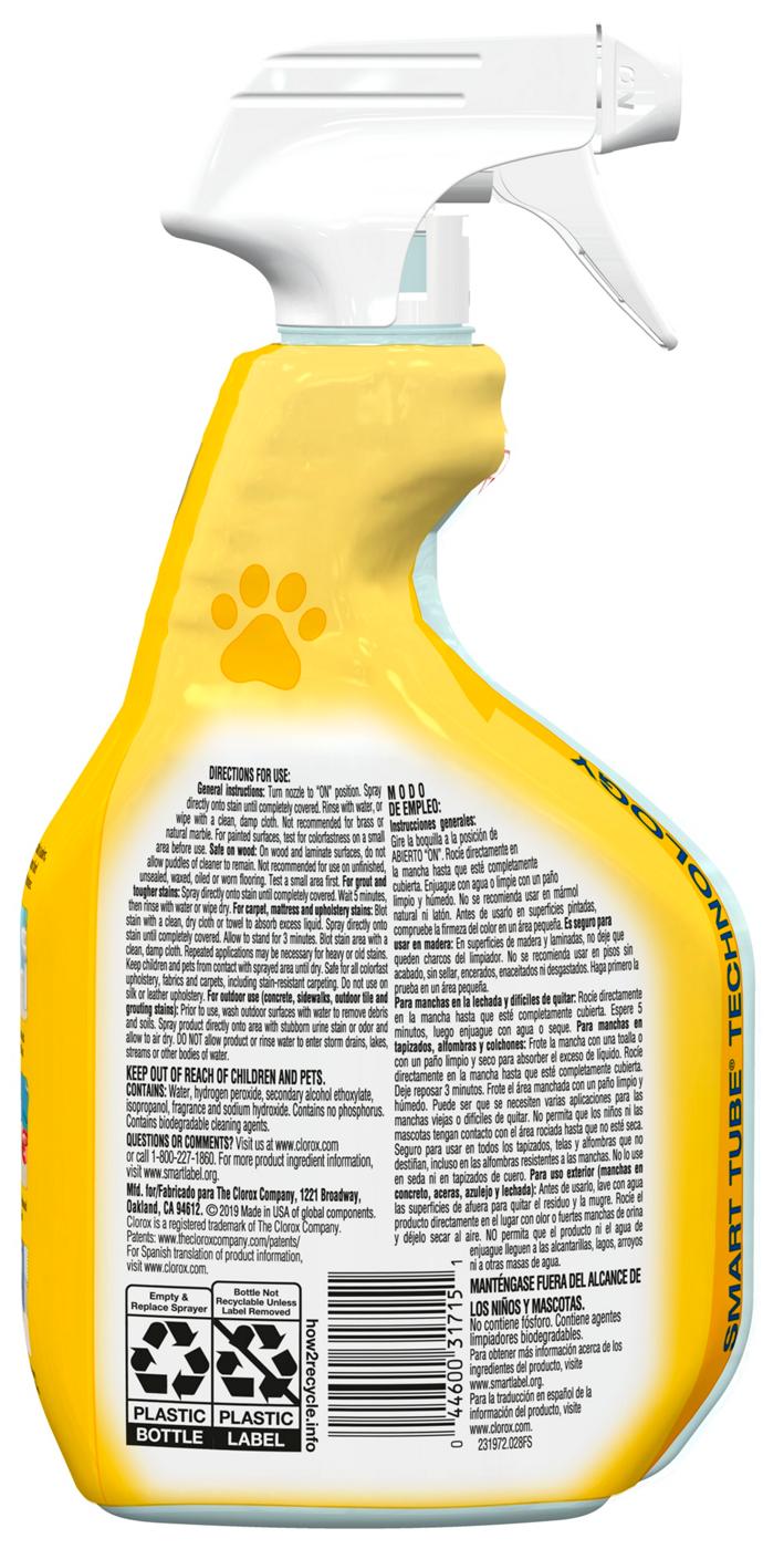 Clorox Pet Urine Remover For Stains & Odors; image 2 of 2