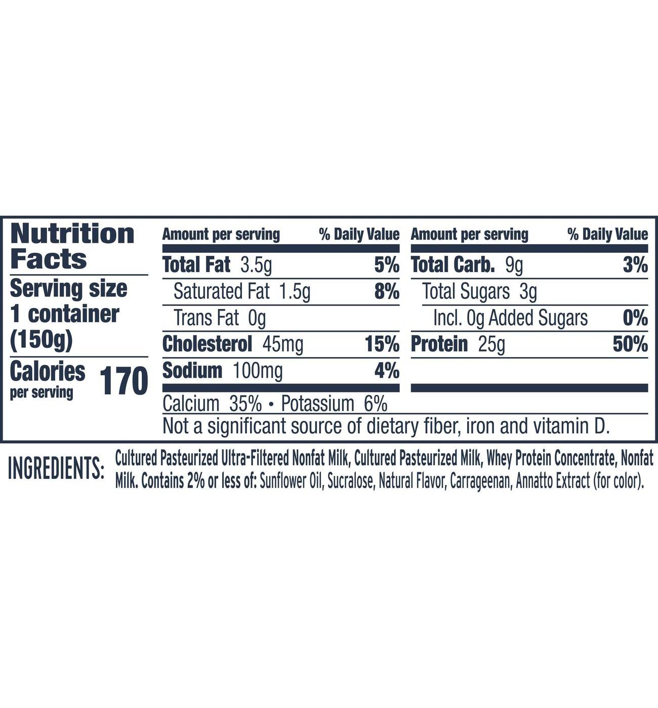 :ratio 25g Protein Peach Dairy Snack; image 3 of 6