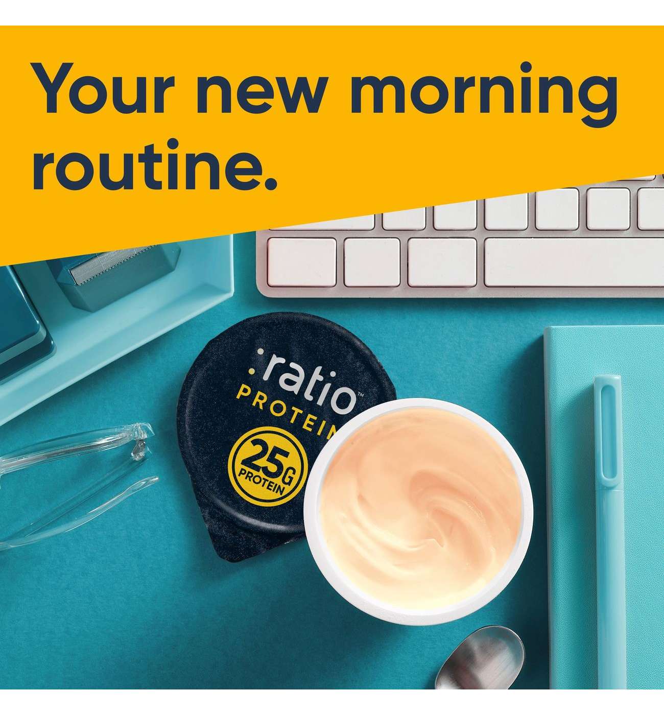 :ratio 25g Protein Peach Dairy Snack; image 4 of 6