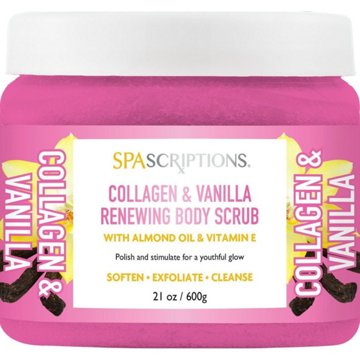 SpaScriptions Renewing Body Scrub - Collagen & Vanilla, 21 oz