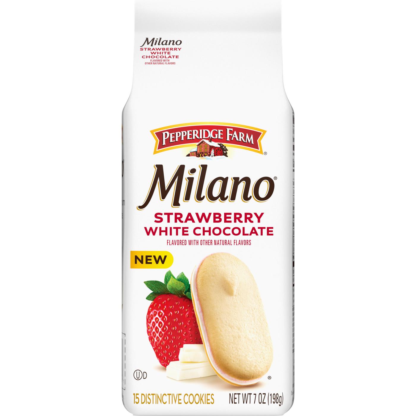 Pepperidge Farm Milano Strawberry White Chccolate Cookies; image 1 of 3