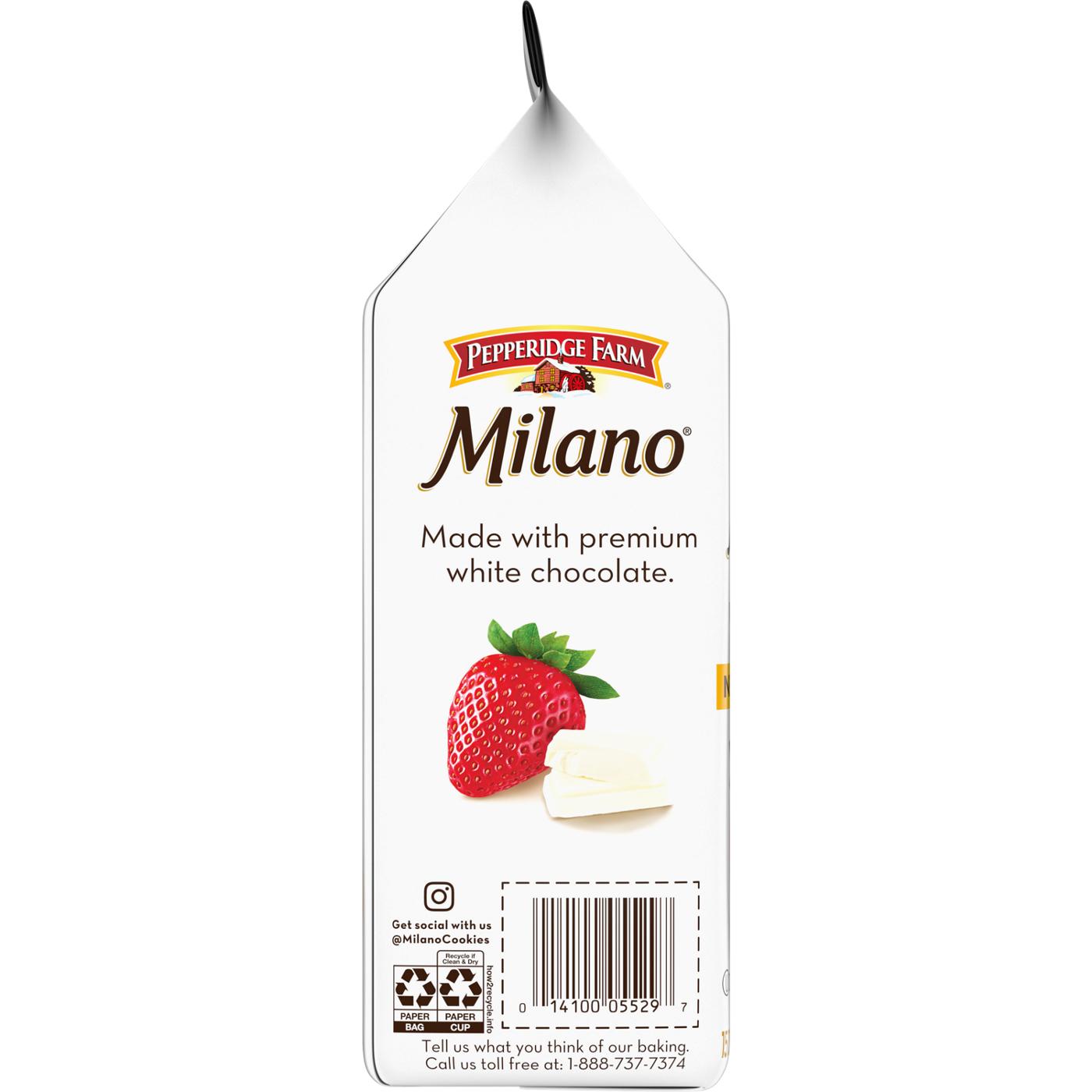 Pepperidge Farm Milano Strawberry White Chccolate Cookies; image 3 of 3