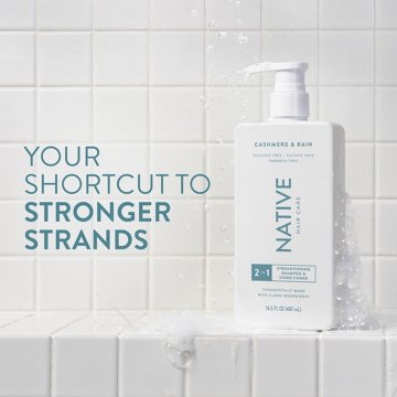 Native 2 In 1 Strengthening Shampoo & Conditioner -  Cashmere & Rain