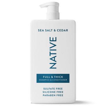 Native 2 In 1 Full & Thick Shampoo & Conditioner - Sea Salt & Cedar