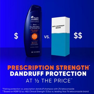 Head & Shoulders 2-in-1 Clinical Strength Dry Scalp Rescue Shampoo & Conditioner
