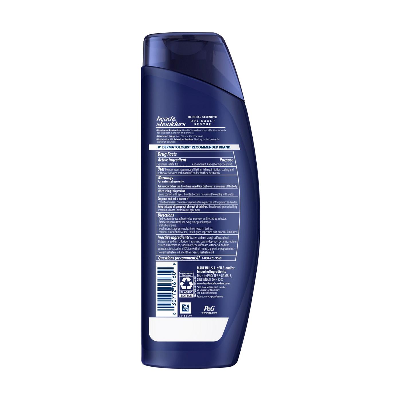 Head & Shoulders 2-in-1 Clinical Strength Dry Scalp Rescue Shampoo & Conditioner; image 6 of 9