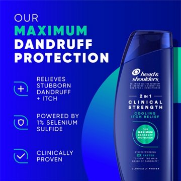 Head & Shoulders 2-in-1 Clinical Strength Cooling Itch Relief Shampoo & Conditioner