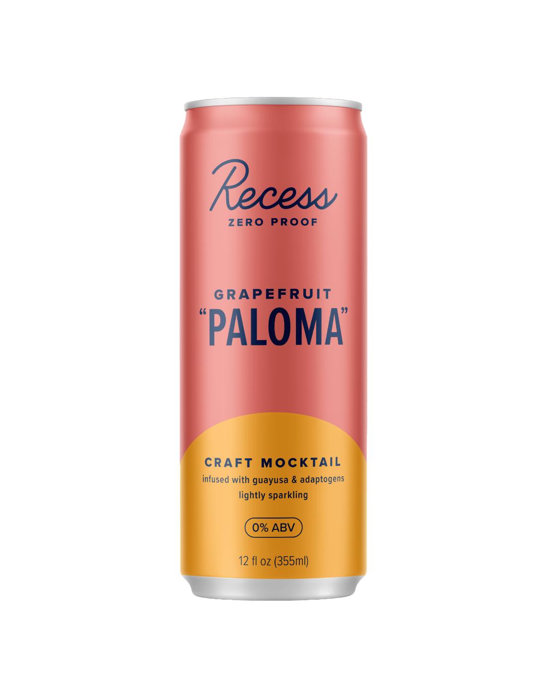 Recess Zero Proof Craft Mocktail - Grapefruit Paloma; image 1 of 3