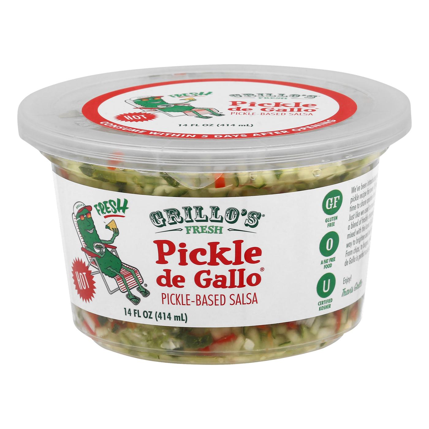 Grillo's Fresh Hot Pickle De Gallo; image 1 of 3