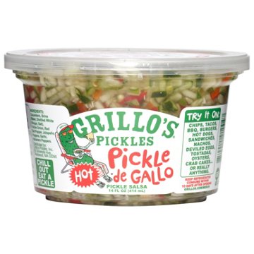 Grillo's Pickles Hot Pickle De Gallo, 14 oz